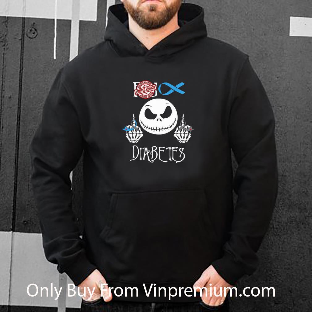 7fef5e60 great jack skellington diabetes cancer awareness shirt 4 - Great Jack Skellington Diabetes Cancer Awareness shirt