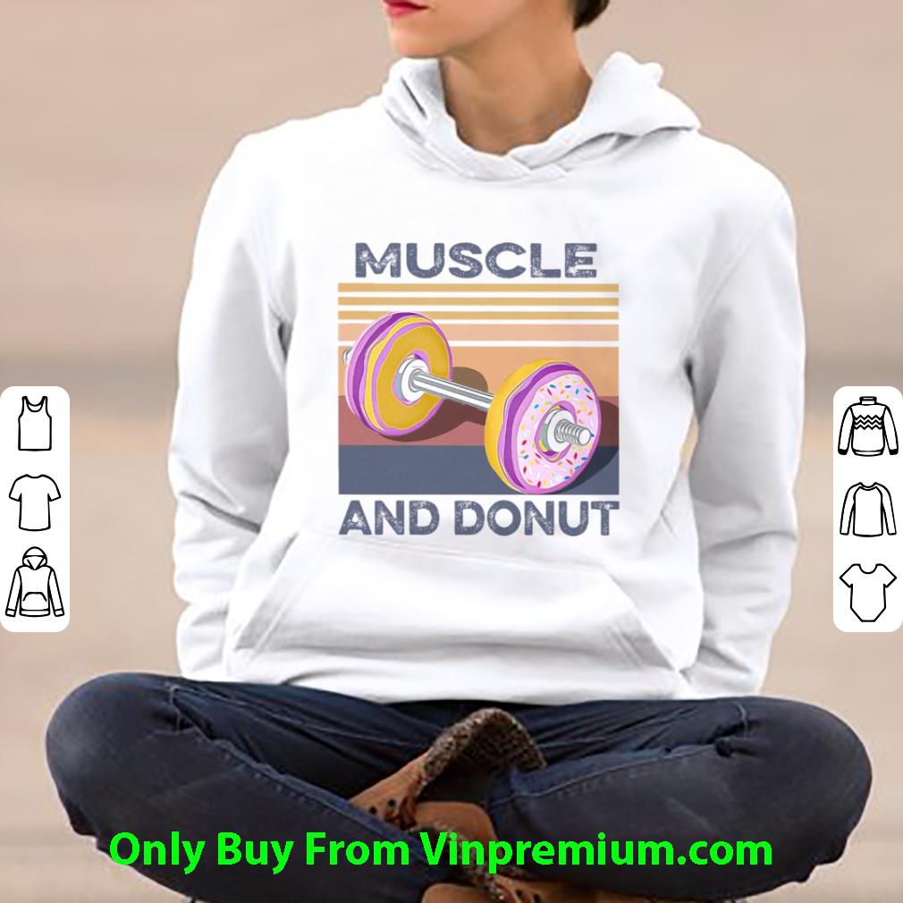 Premium Vintage Muscle And Donut shirt 92ef8b4b premium vintage muscle and donut shirt 4 - Premium Vintage Muscle And Donut shirt