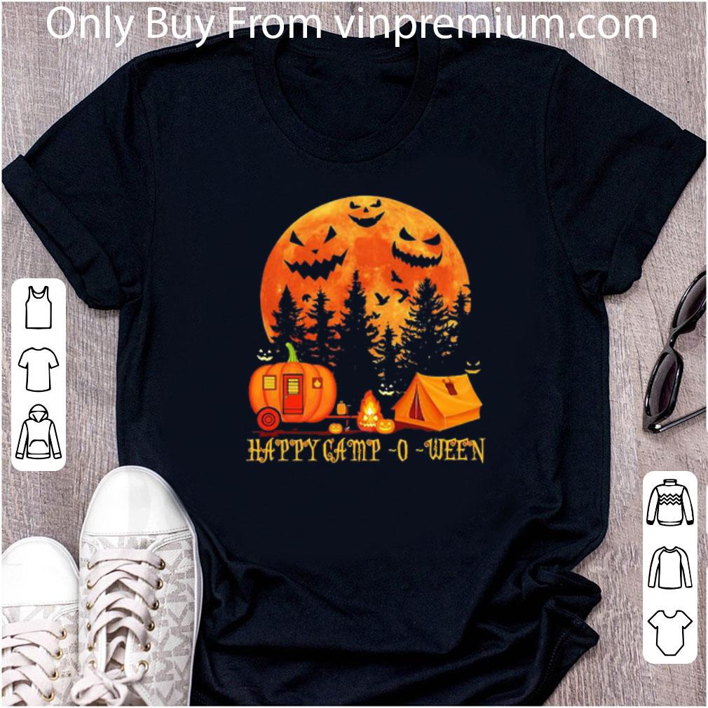 Great Halloween Happy Camp-o-ween Pumpkin Moon shirt