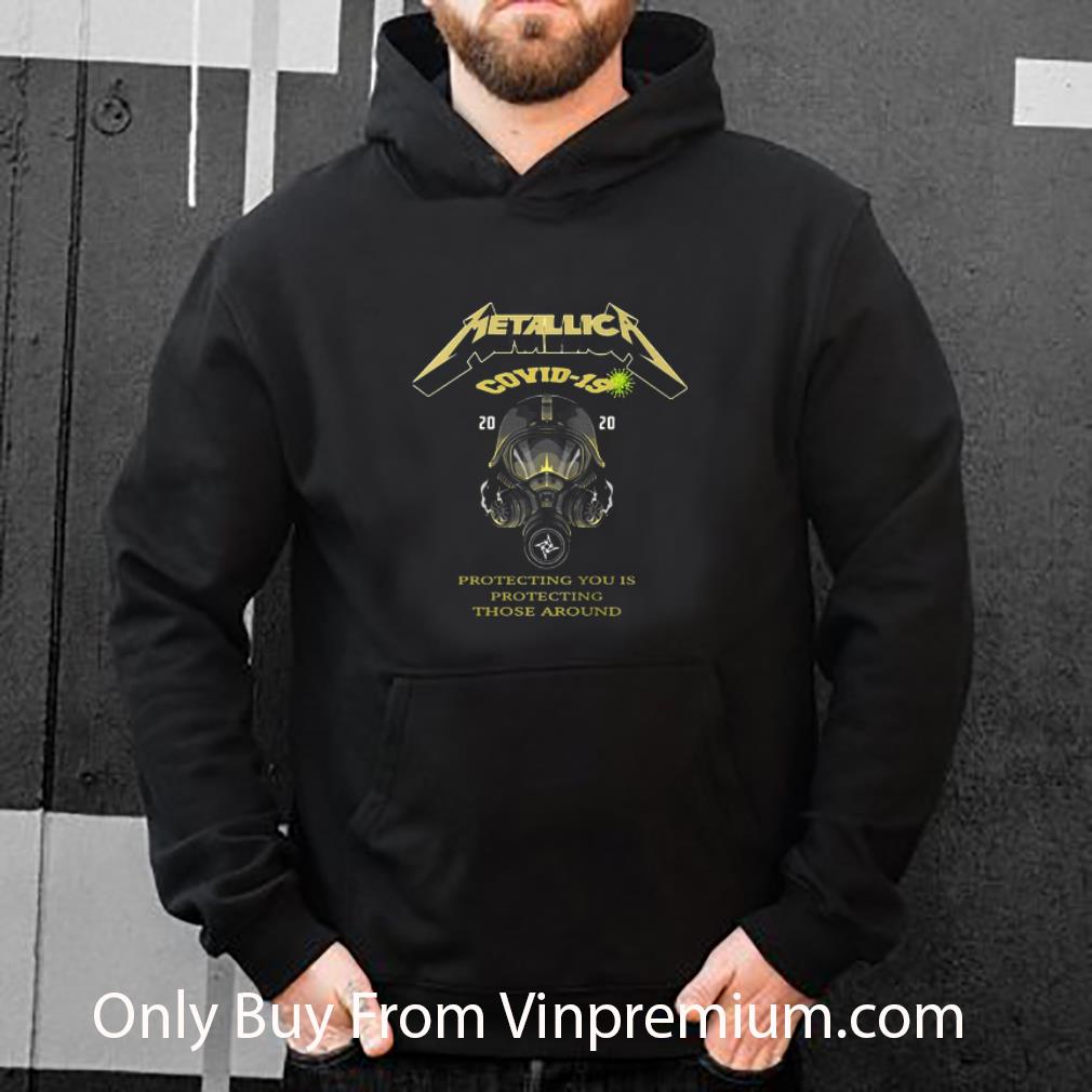 ab3a58e1 great metallica covid 19 2020 protecting you is protecting those around shirt 4 - Great Metallica Covid-19 2020 Protecting You Is Protecting Those Around shirt