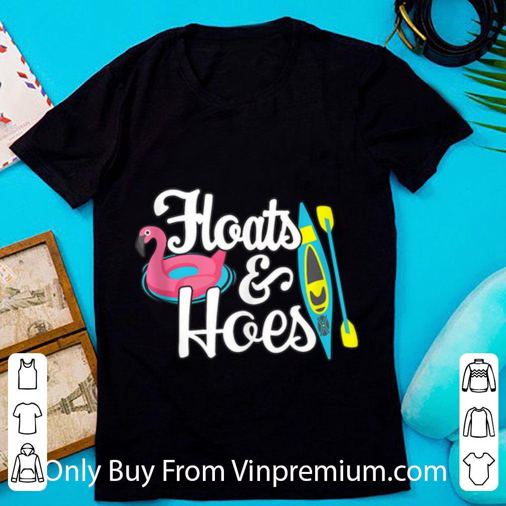 Hot Float And Hoes Flamingo Tubing Trip shirt