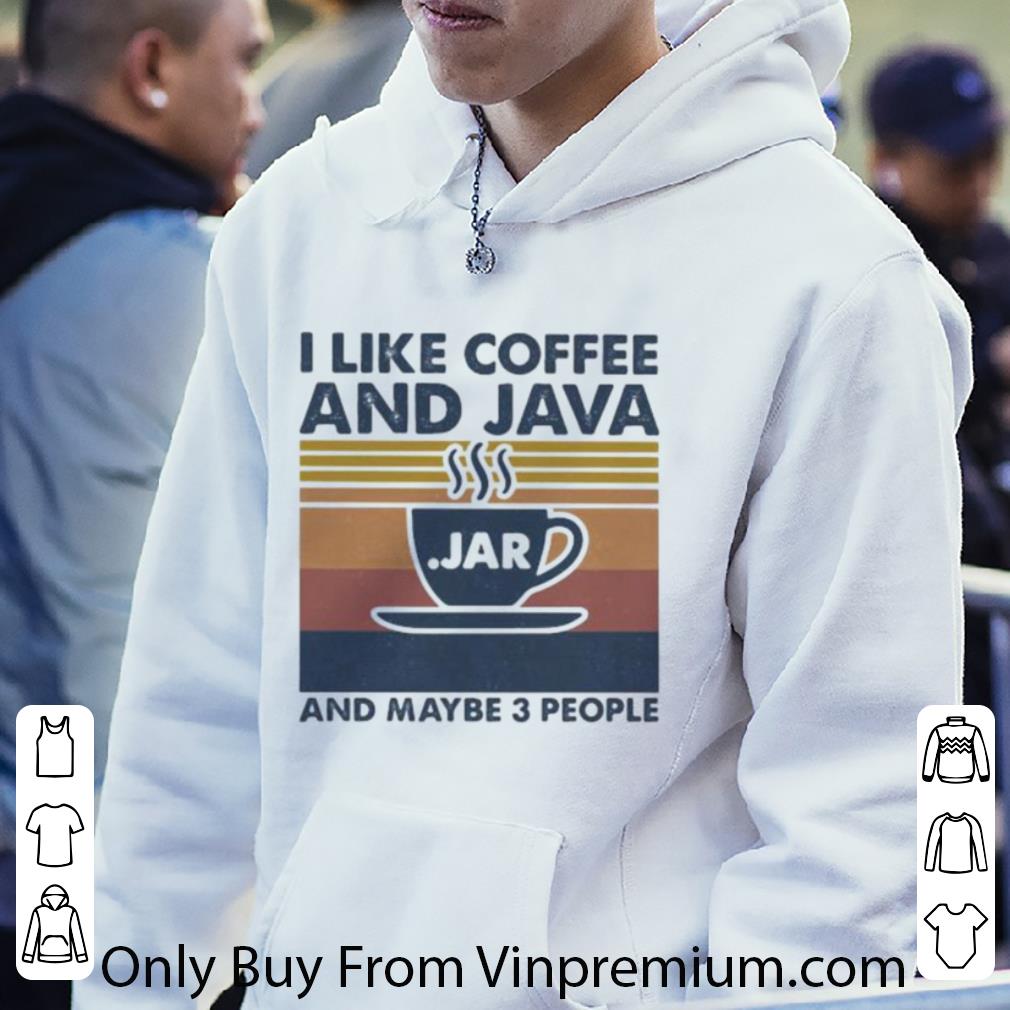 faef04ff nice vintage i like coffee and java and maybe 3 people shirt 4 - Nice Vintage I Like Coffee And Java And Maybe 3 People shirt