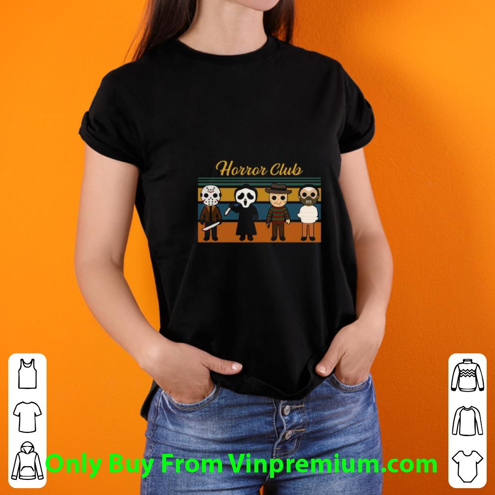 Awesome Horror Character Horror Club Halloween Vintage shirt