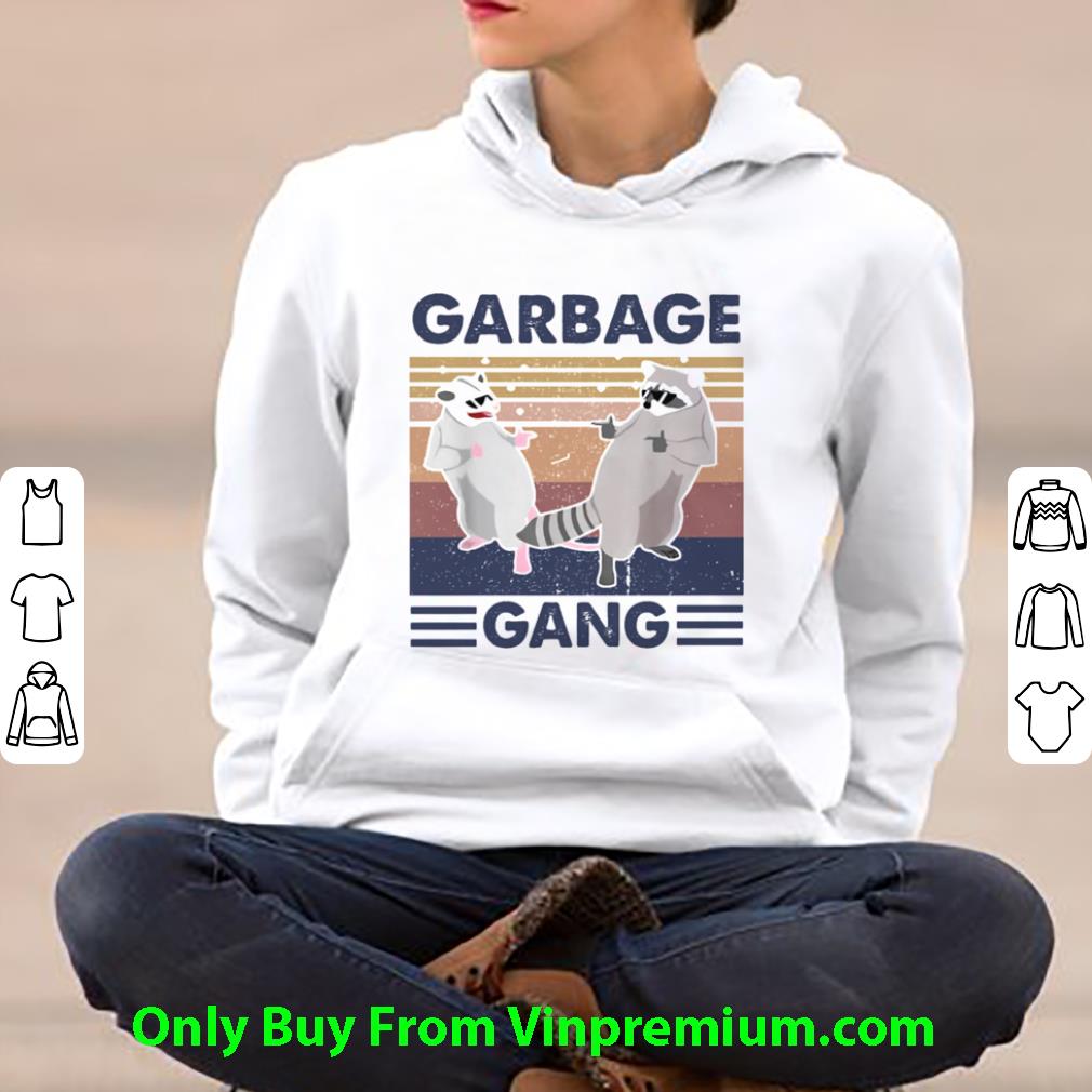 36eae1bd awesome vintage raccoon garbage gang shirt 4 - Awesome Vintage Raccoon Garbage Gang shirt