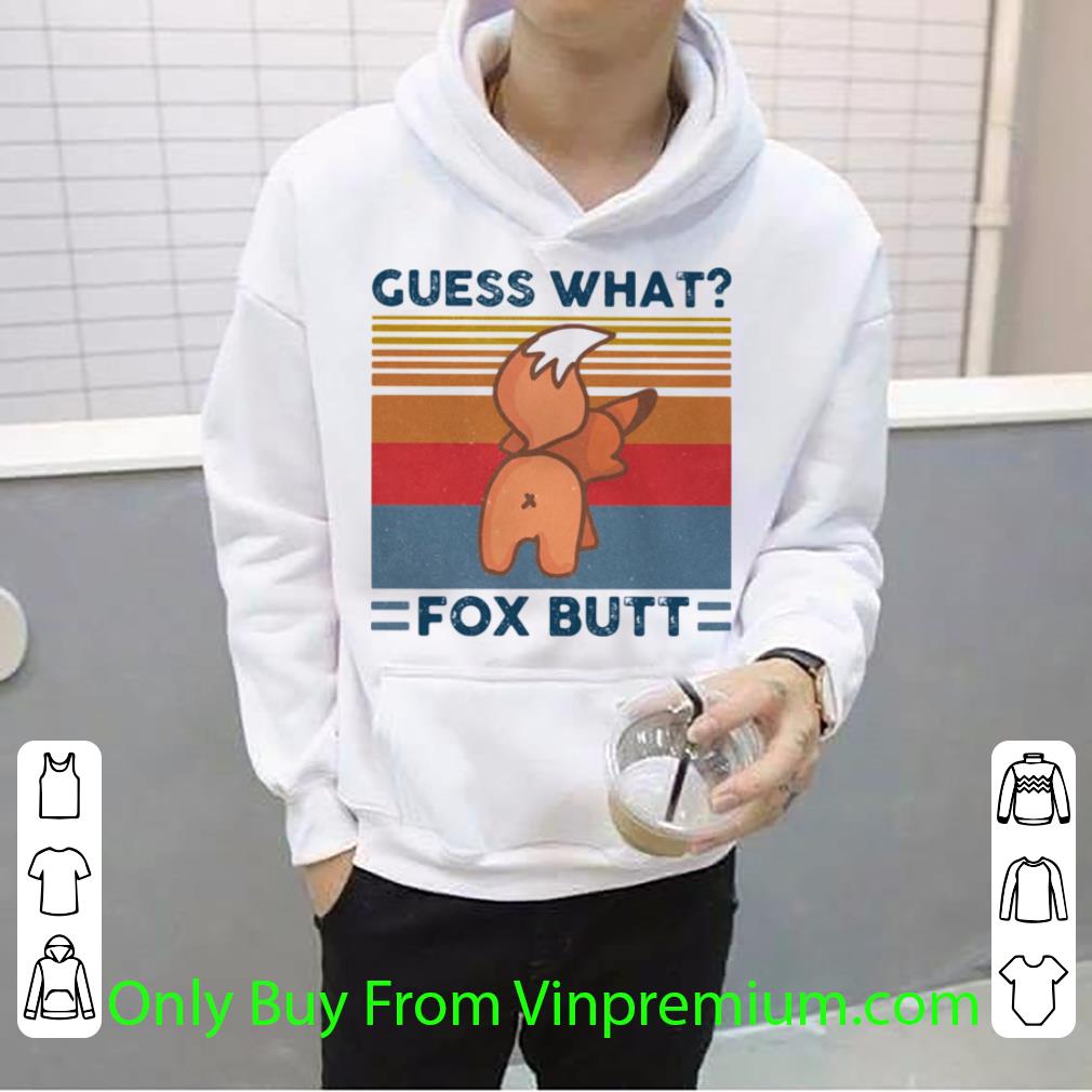 5d88a00b awesome vintage fox guess what fox butt shirt 4 - Awesome Vintage Fox Guess What Fox Butt shirt