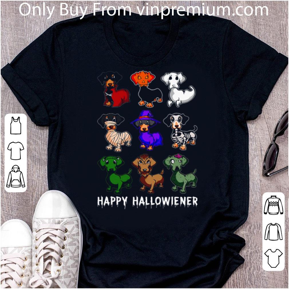 Nice Dachshund Happy Hallowiener shirt