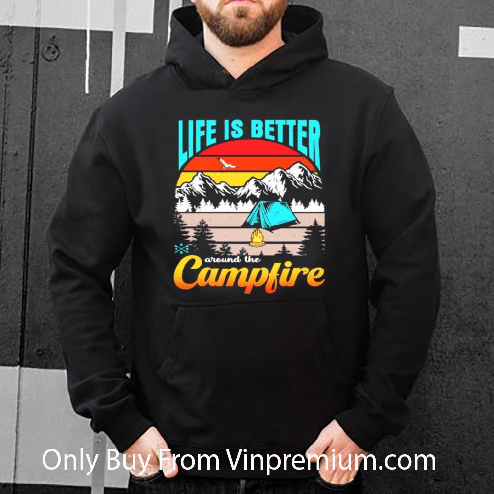 ad63029a awesome life is better around the campfire vintage shirt 4 - Awesome Life Is Better Around The Campfire Vintage shirt