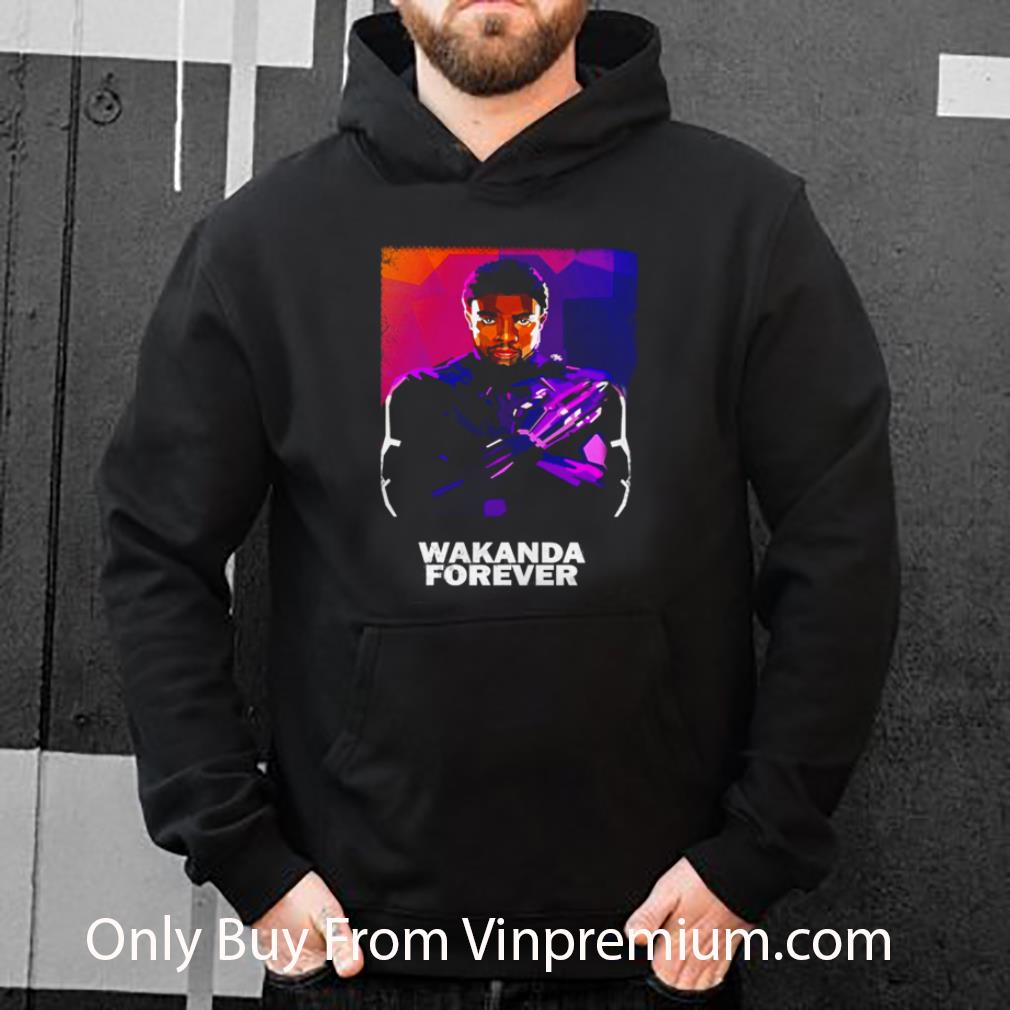 c17842bf top black panther chadwick boseman wakanda forever shirt 4 - Top Black Panther Chadwick Boseman Wakanda Forever shirt