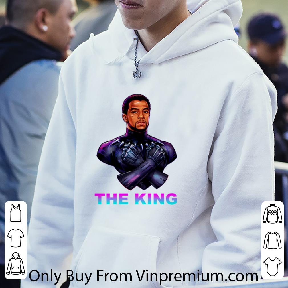 Hot RIP Chadwick Boseman Black Panther The King shirt c4a1a213 hot rip chadwick boseman black panther the king shirt 4 - Hot RIP Chadwick Boseman Black Panther The King shirt