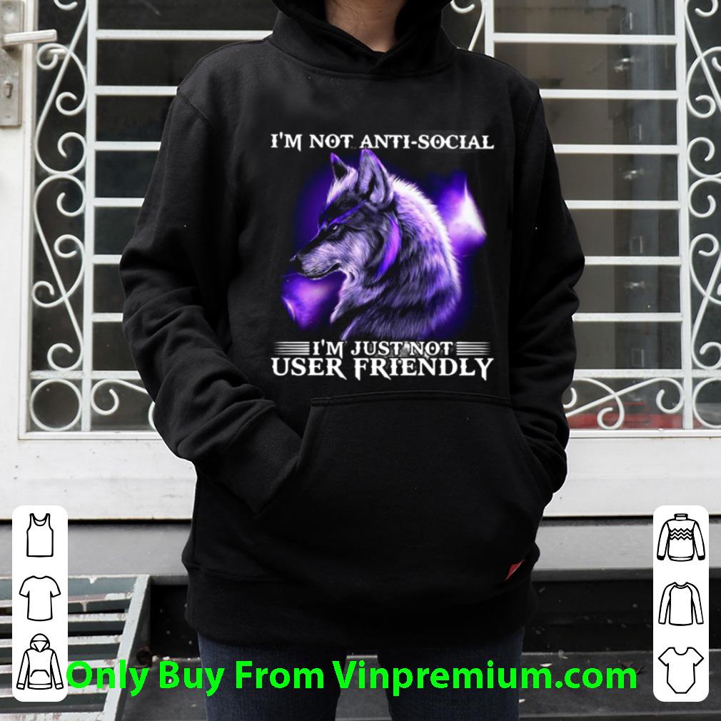 cf7f7682 hot i m not antisocial i m just not user friendly wolf shirt 4 - Hot I’m Not Antisocial I’m Just Not User Friendly Wolf shirt