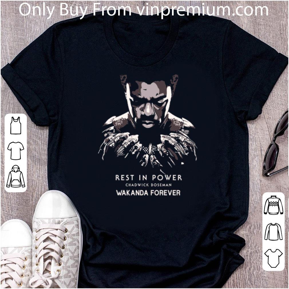 Pretty Rest In Power Chadwick Boseman Wakanda Forever shirt