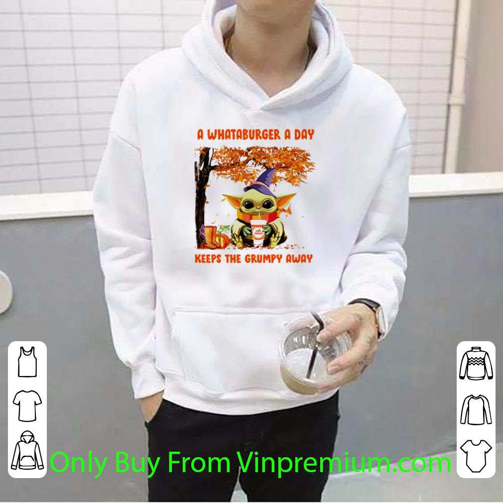 Pretty Autumn Baby Yoda A Whataburger A Day Keeps The Grumpy Away Star Wars shirt dc67e7cd pretty autumn baby yoda a whataburger a day keeps the grumpy away star wars shirt 4 - Pretty Autumn Baby Yoda A Whataburger A Day Keeps The Grumpy Away Star Wars shirt