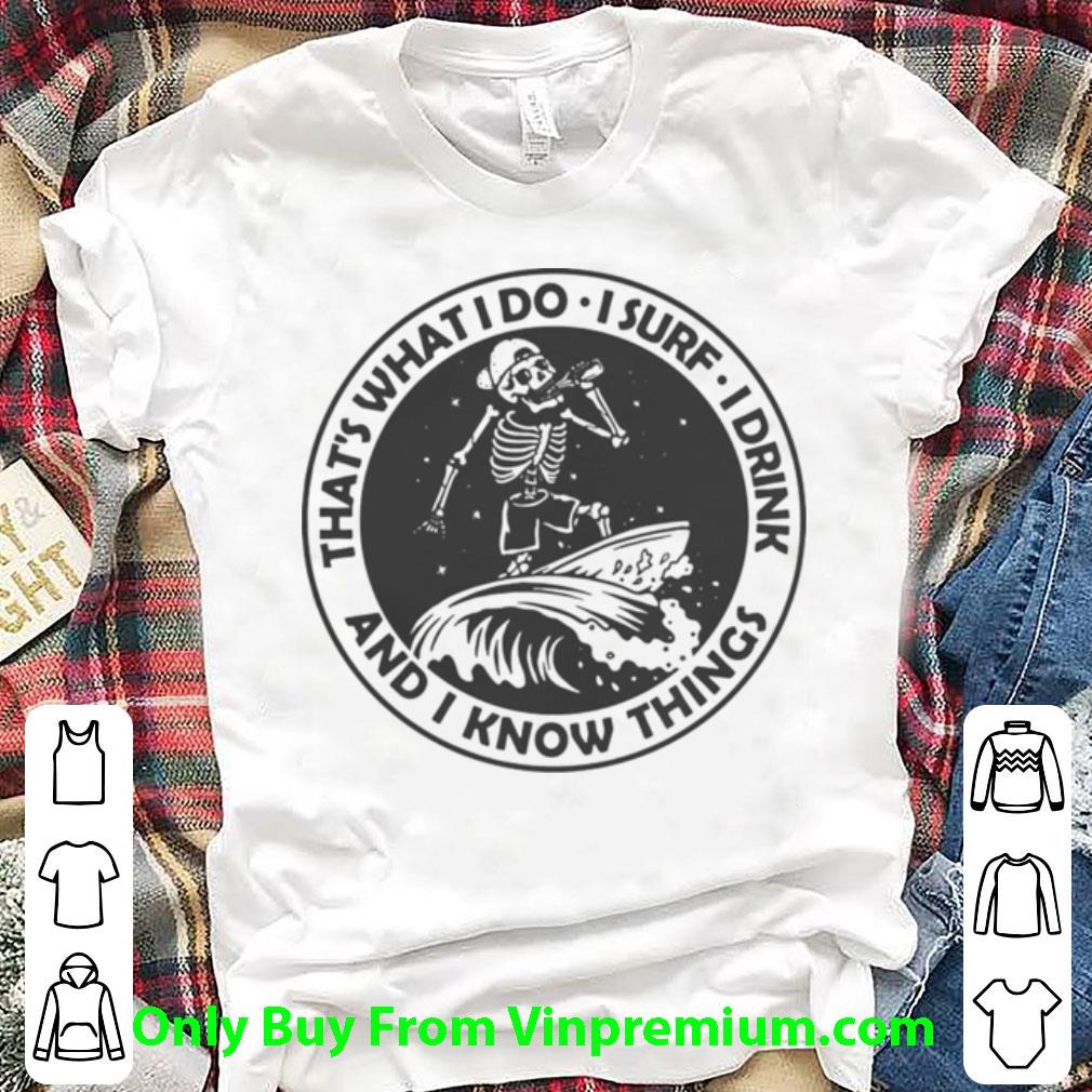 Great Vintage Go Surfing Worst Case Scenario A Shark Kills You shirt