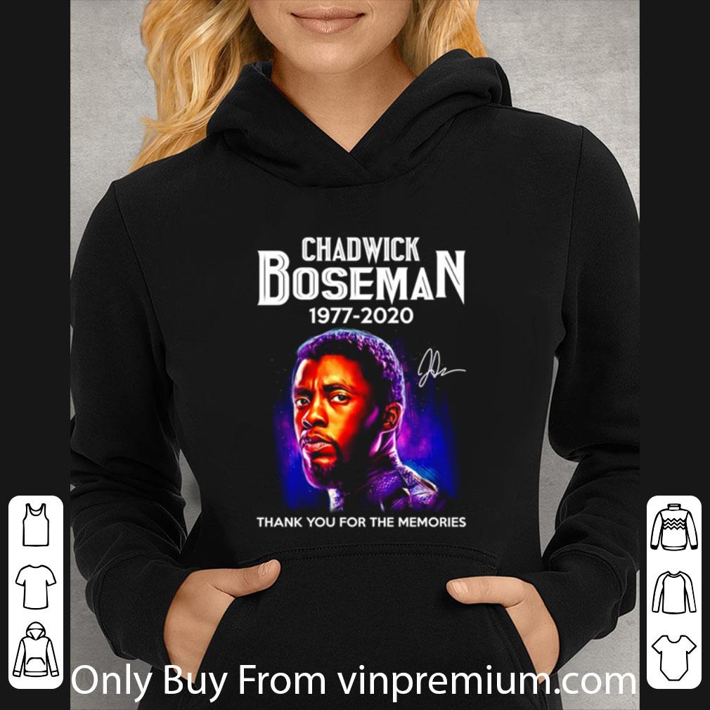 f8bdf300 original chadwick boseman 1977 2020 thank you for the memories shirt 4 - Original Chadwick Boseman 1977 2020 Thank You For The Memories shirt