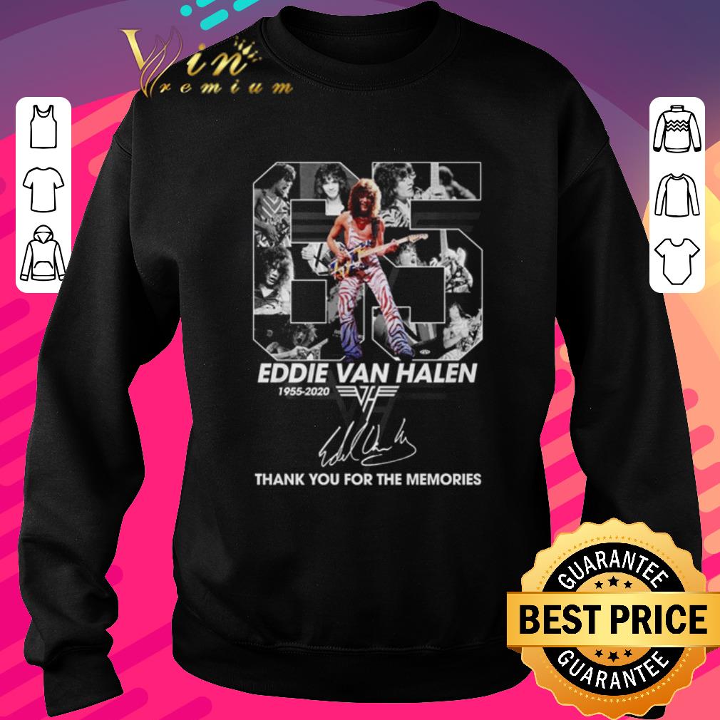06511d4c original 65 eddie van halen 1955 2020 thank you for the memories shirt 4 - Original 65 Eddie Van Halen 1955 2020 thank you for the memories shirt