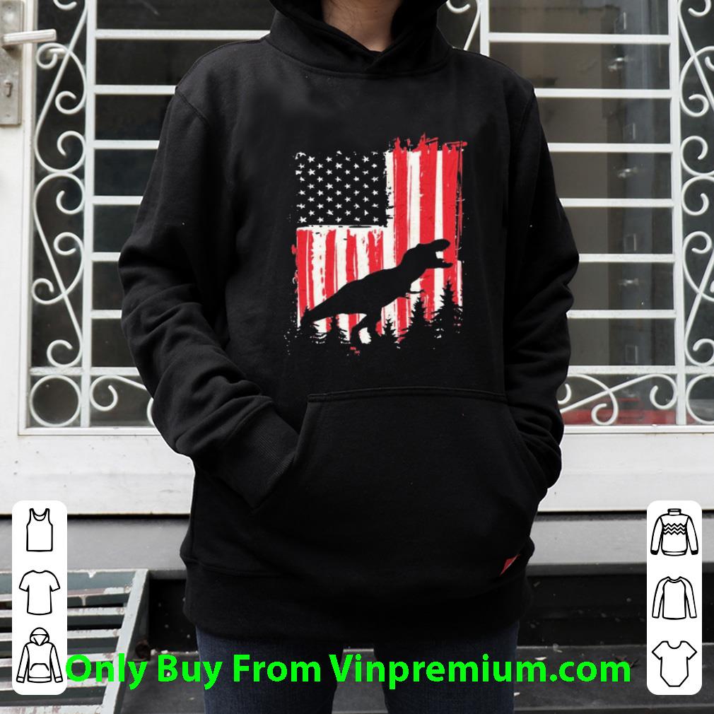 082af198 top dinosaurs american flag shirt 4 - Top Dinosaurs American Flag shirt