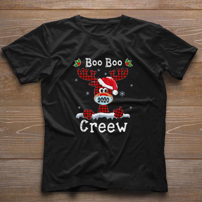 Santa Reindeer 2020 Face Mask Boo Boo Crew Christmas Sweater shirt