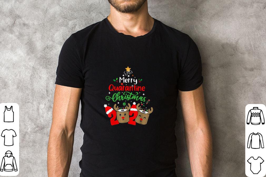 Pretty Merry Quarantine Christmas 2020 Xmas Reindeer Toilet Paper Sweater shirt