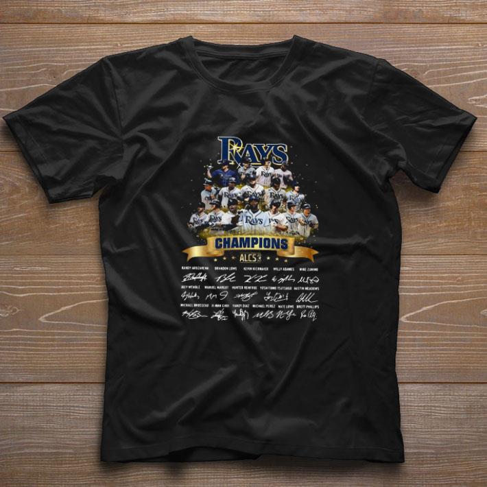 Tampa Bay Rays Player Signature Alcs 2020 Champions shirt