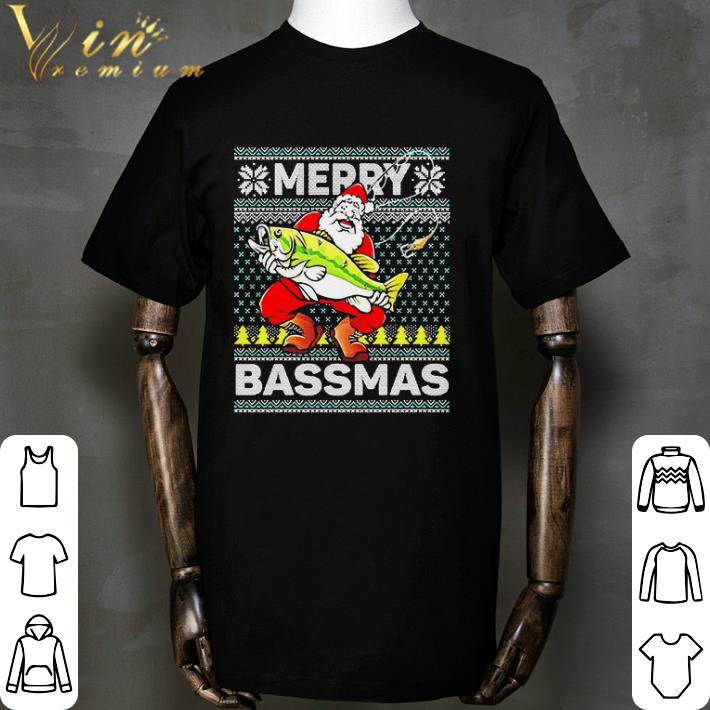 Fish Santa Merry Bassmas Christmas 2020 shirt