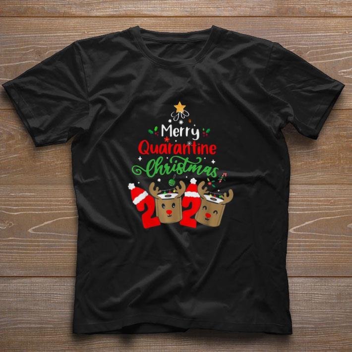 Pretty Merry Quarantine Christmas 2020 Xmas Reindeer Toilet Paper Sweater shirt