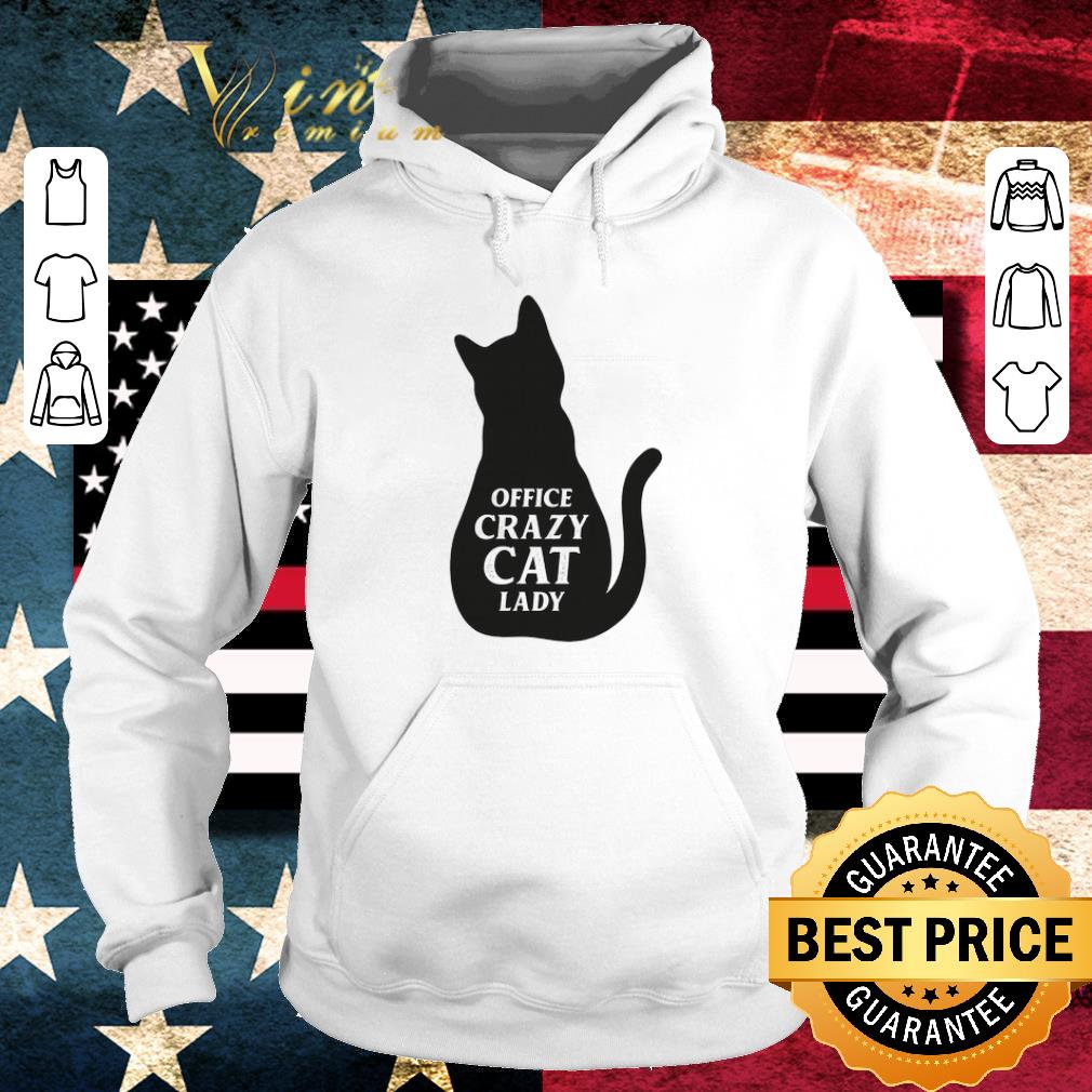 Funny Black Cat Office Crazy Cat Lady shirt 68619410 funny black cat office crazy cat lady shirt 4 - Funny Black Cat Office Crazy Cat Lady shirt