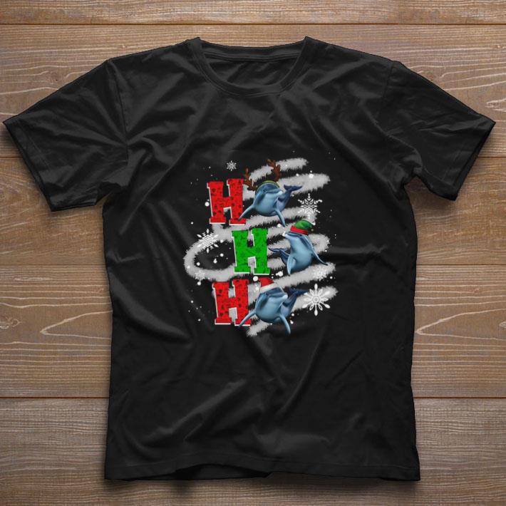 Original Dolphin Reindeer Ho Ho Ho Merry Christmas Sweater shirt