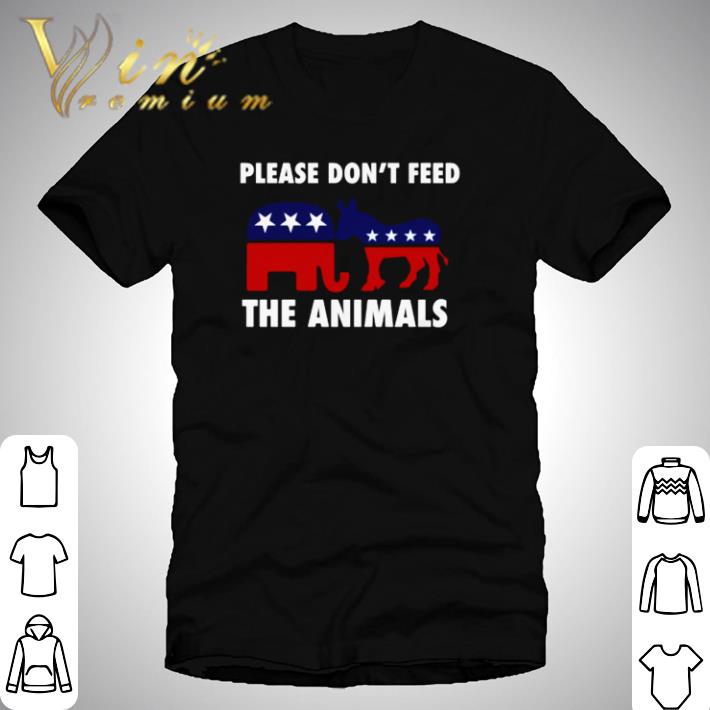 Trump and Biden please don’t feed the animals shirt