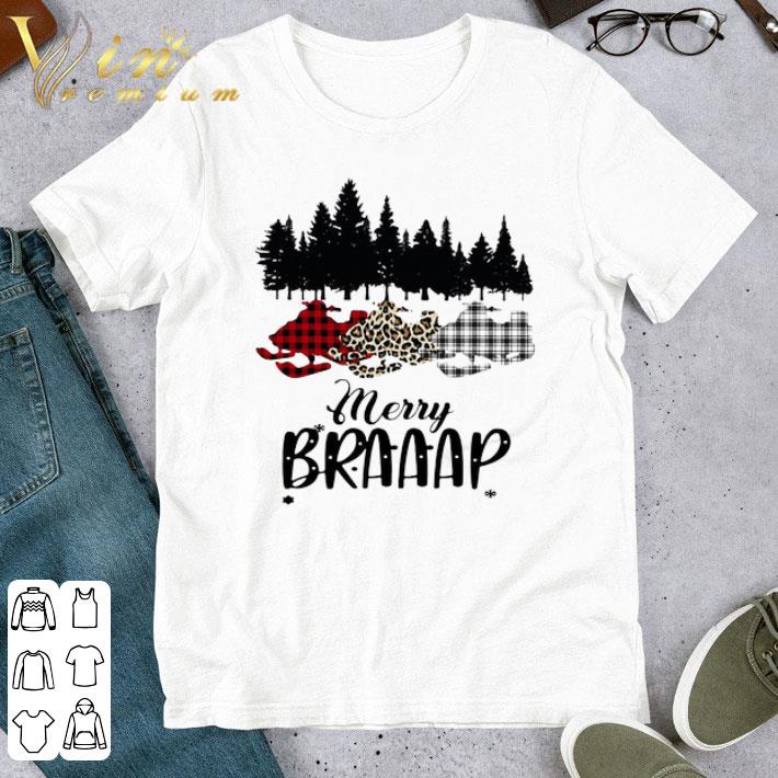Snowmobile Merry Braaap shirt