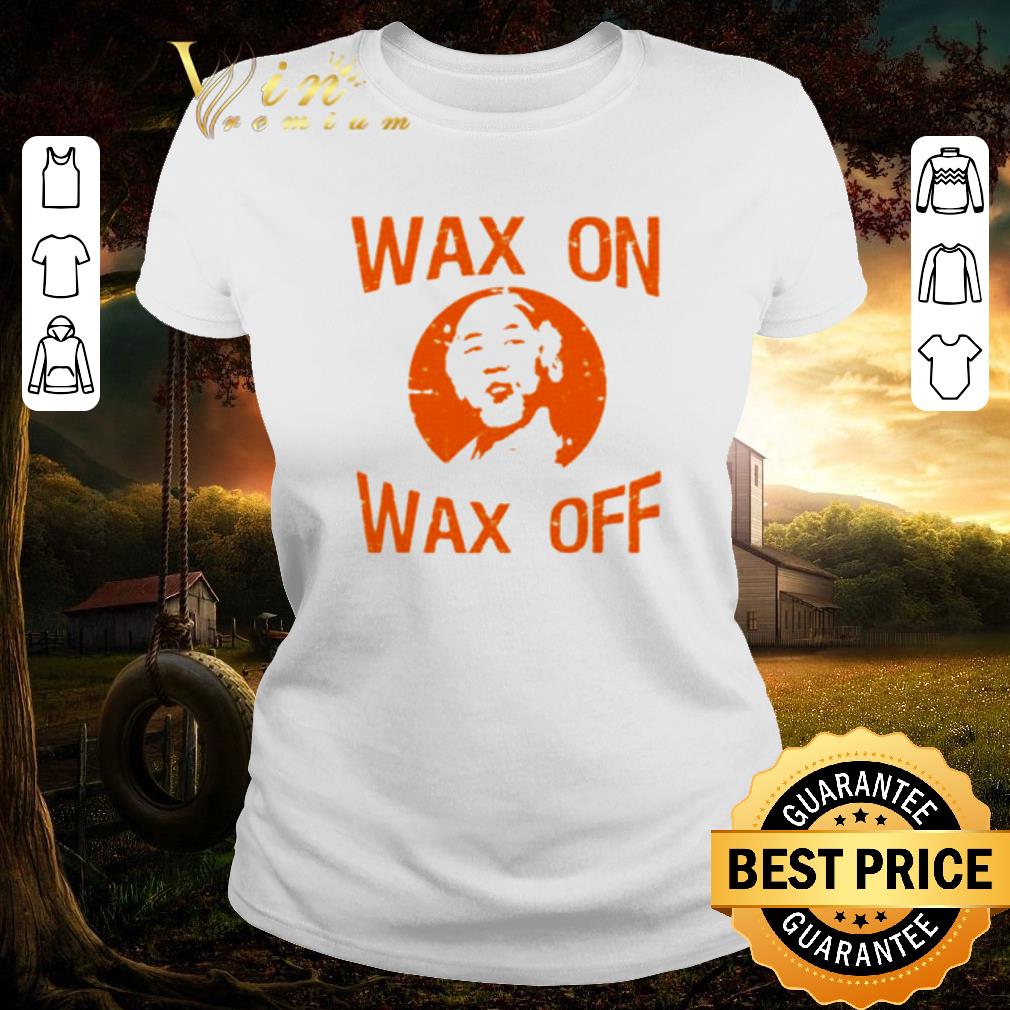 Nice Cobra Kai Merch Karate kid wax on wax off shirt