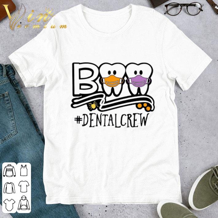 Boo Teeth Face Mask Dental Crew shirt