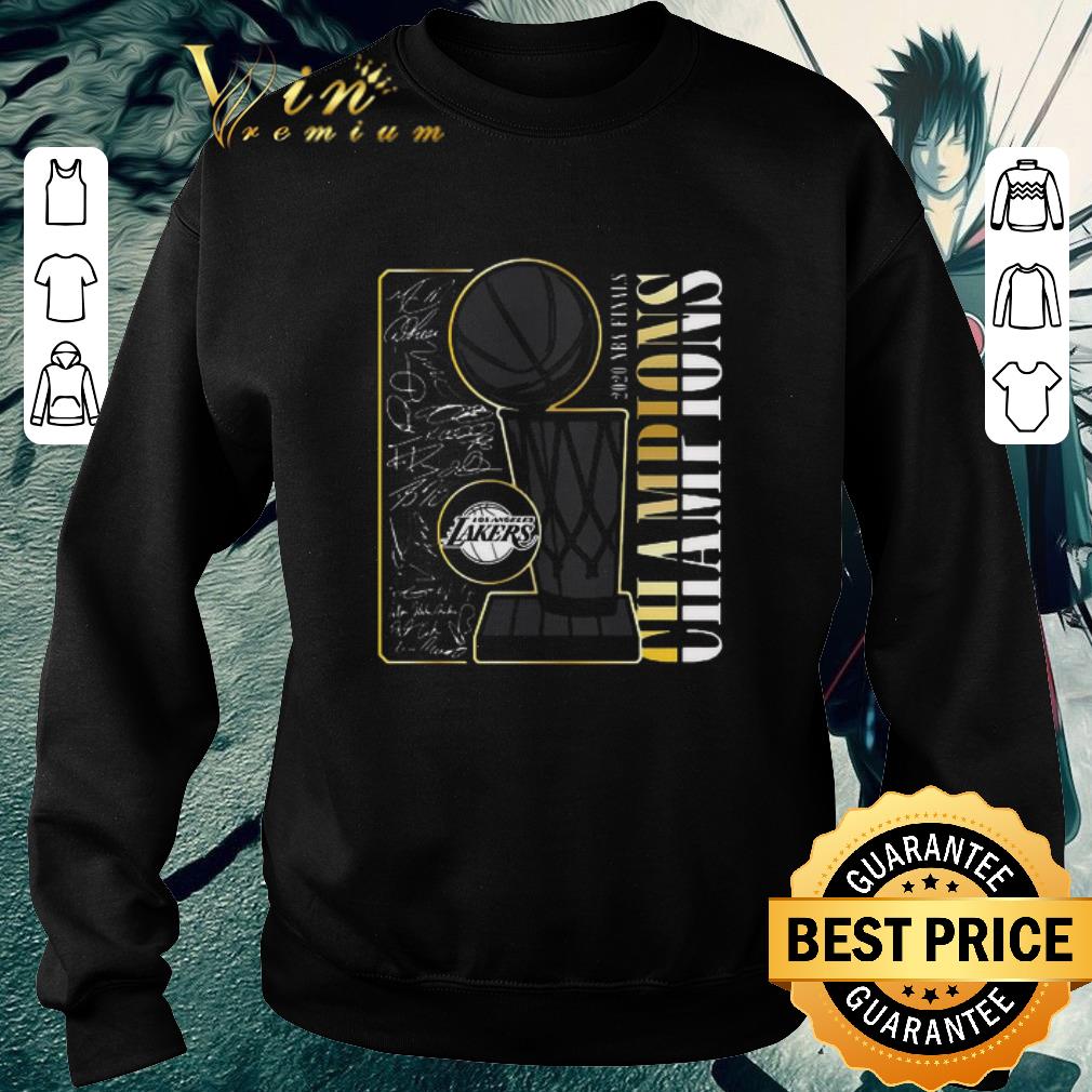 b147eb5d pretty signature los angeles lakers champions shirt 4 - Pretty Signature Los Angeles Lakers Champions shirt