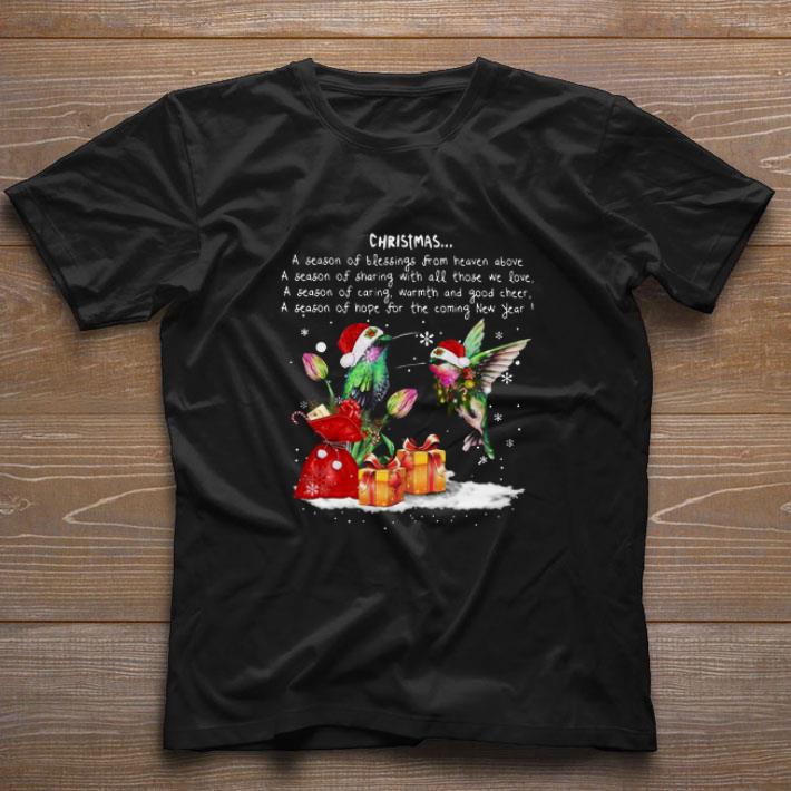 Nice Hummingbird Christmas A Season Of Crewneck Sweater shirt