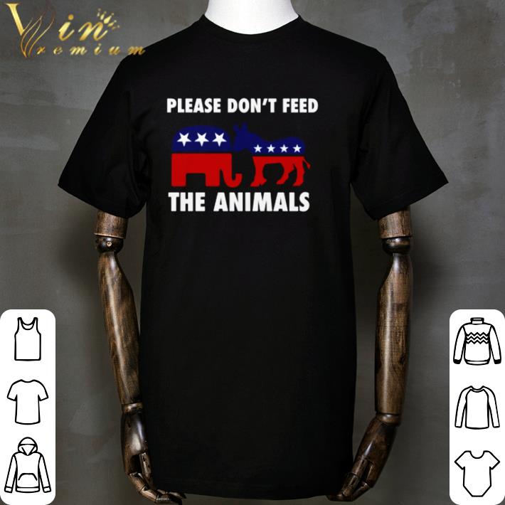 Trump and Biden please don’t feed the animals shirt