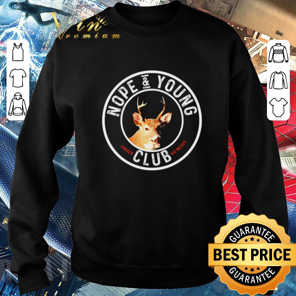 e79a4908 top reindeer nope and young under club 100 inches shirt 4 - Top Reindeer nope and young under club 100 inches shirt
