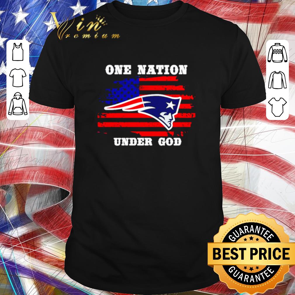 Official New England Patriots one nation under God shirt