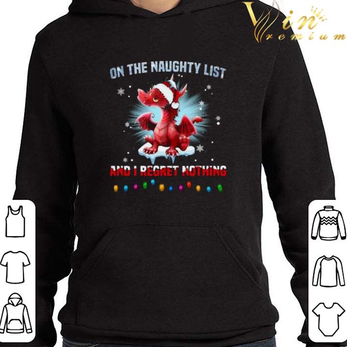 Red dragon on the naughty list and i regret nothing Christmas shirt ecb3c85a red dragon on the naughty list and i regret nothing christmas shirt 4 - Red dragon on the naughty list and i regret nothing Christmas shirt