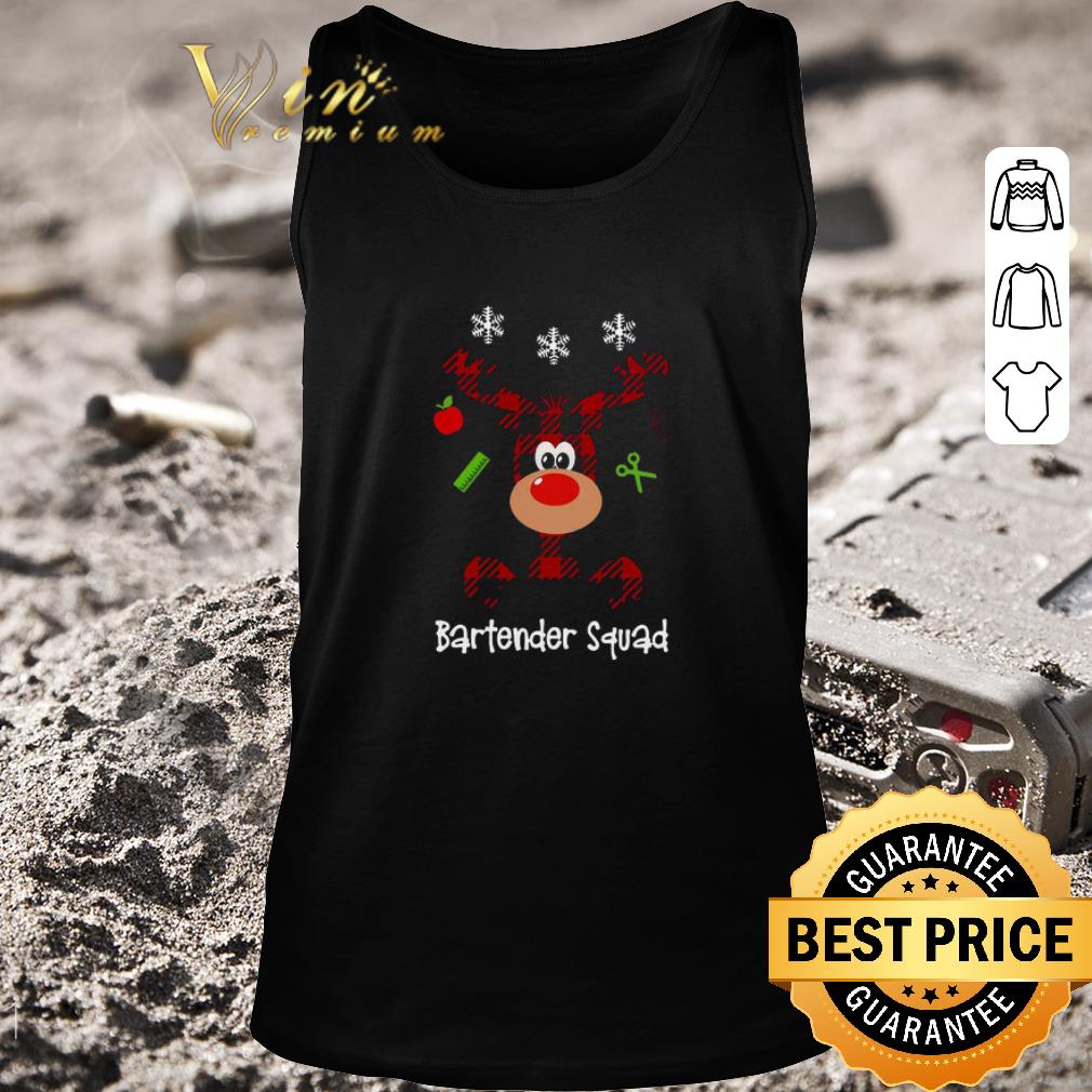 Awesome Reindeer Dispatcher Bartender Squad Christmas weater