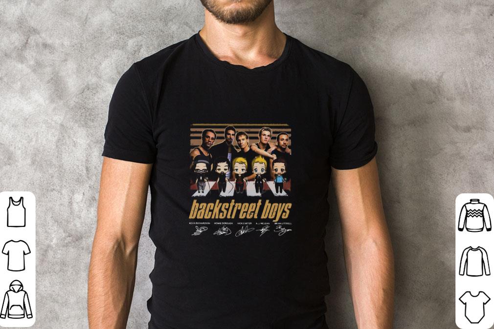 Nice Backstreet Boys Chibi Signatures shirt