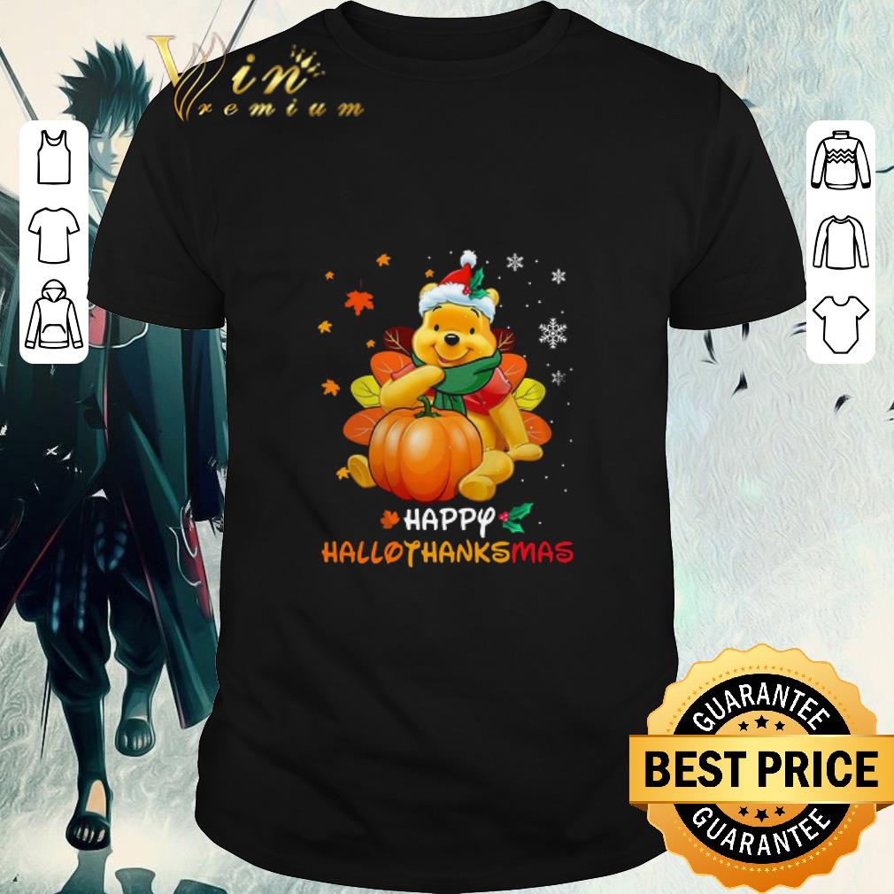 Pretty Pooh Bear Happy Hallothanksmas Christmas
