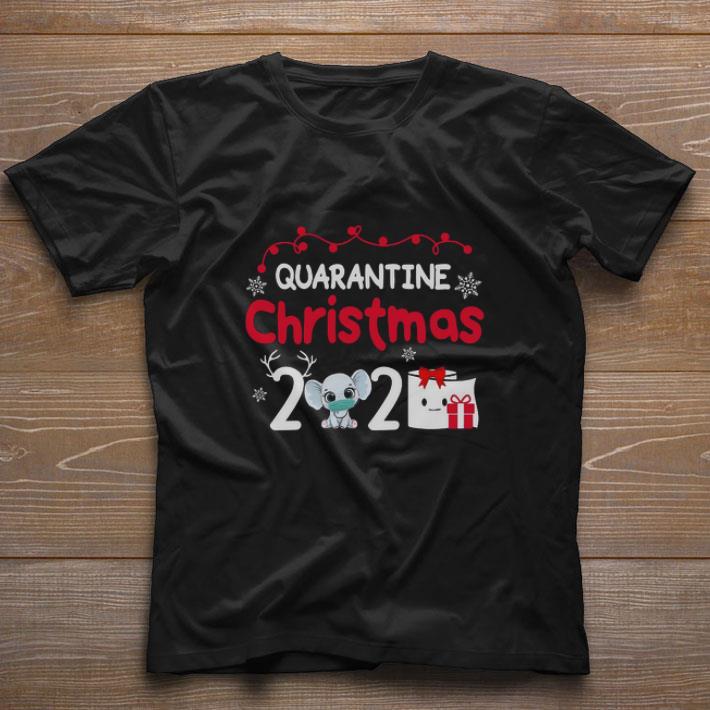 Awesome Quarantine Christmas 2020 Elephant Mask Toilet Paper Sweater shirt