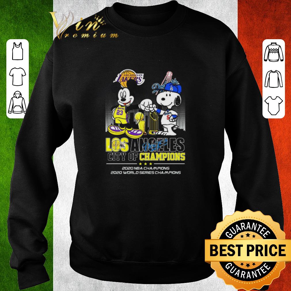 177486dd original mickey mouse los angeles lakers and snoopy los angeles dodgers city of champions 2020 nba champions shirt 4 - Original Mickey Mouse Los Angeles Lakers And Snoopy Los Angeles Dodgers City Of Champions 2020 Nba Champions shirt