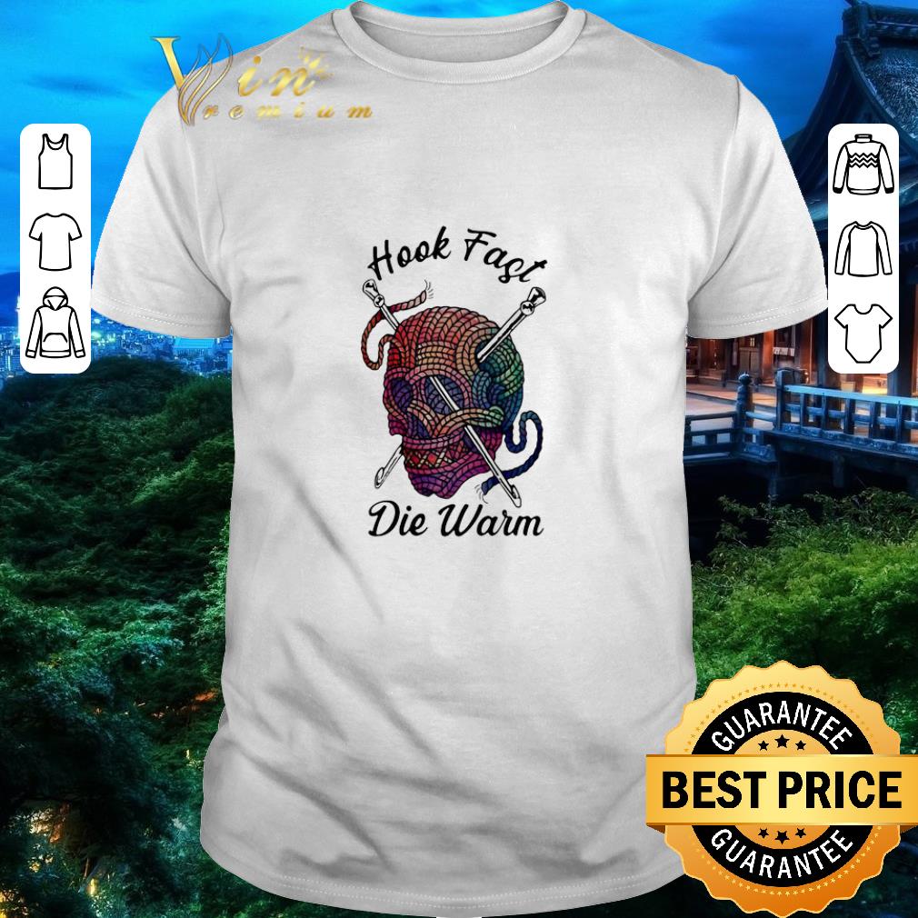 Nice Skull Hook Fast Die Warm Crochet shirt