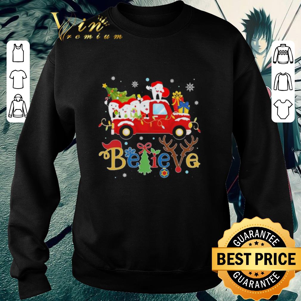Premium Tooth Truck Santa Believe Christmas sweater 3572a0e1 premium tooth truck santa believe christmas sweater 4 - Premium Tooth Truck Santa Believe Christmas sweater
