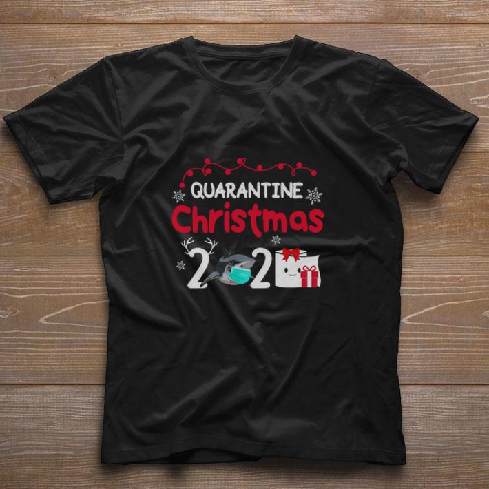 Hot Quarantine Christmas 2020 Shark Mask Toilet Paper Sweater shirt