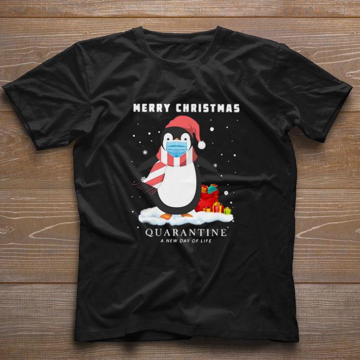 Official Penguin Merry Christmas Quarantine A New Day Of Life Sweater shirt
