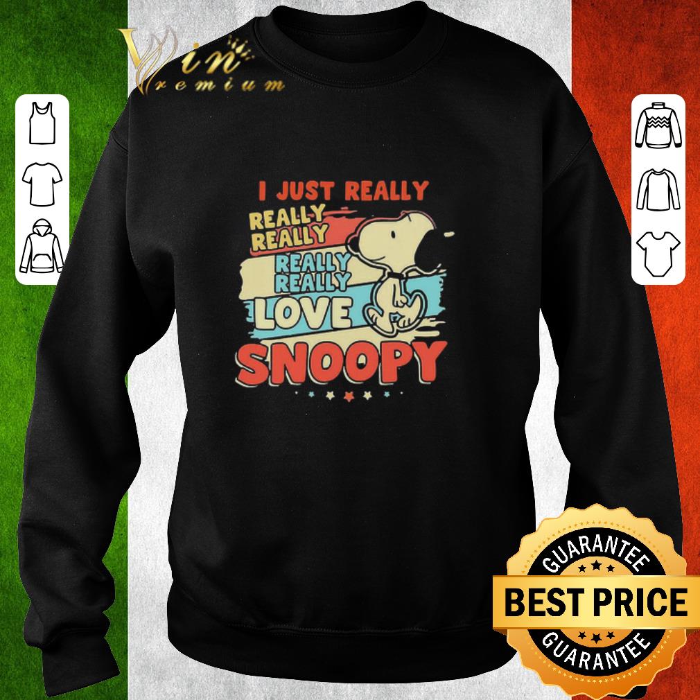 Premium I Just Really Really Really Really Love Snoopy shirt 41359cdf premium i just really really really really love snoopy shirt 4 - Premium I Just Really Really Really Really Love Snoopy shirt