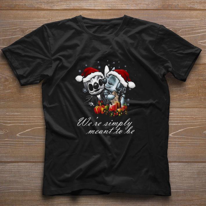 Awesome Jack Skellington And Sally We’re Simply Meant To Be Sweater shirt