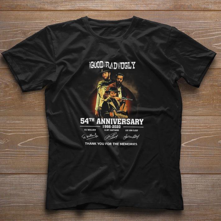Original The Good The Bad And The Ugly 54th Anniversary 1966 2020 Thank You For The Memories Signatures shirt