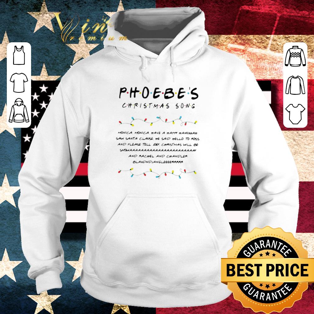 693244e7 awesome phoebe s christmas song monica monica have a happy hanukkah saw santa shirt 4 - Awesome Phoebe’s Christmas Song Monica Monica Have A Happy Hanukkah Saw Santa shirt